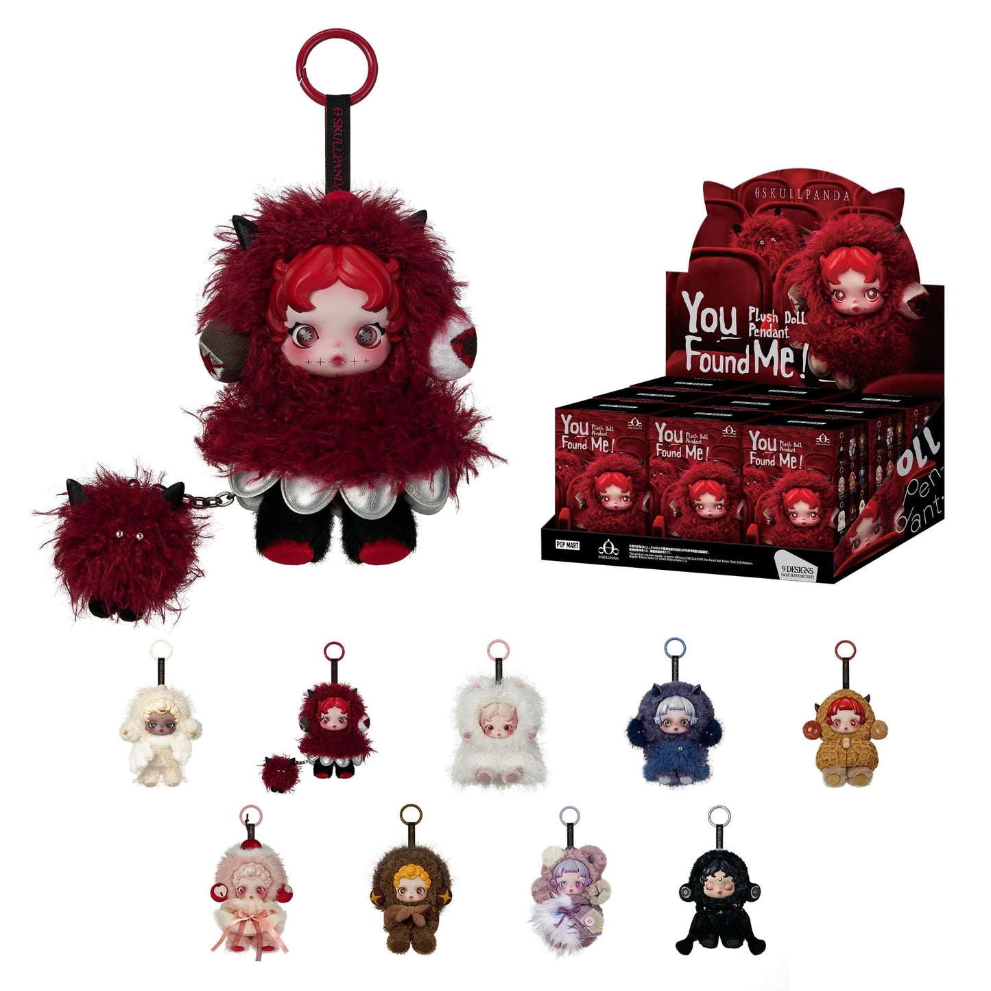 POP MART Skullpanda You Found Me Series Plush Doll Pendant – Blind Box Collectibles & Gift Ideas