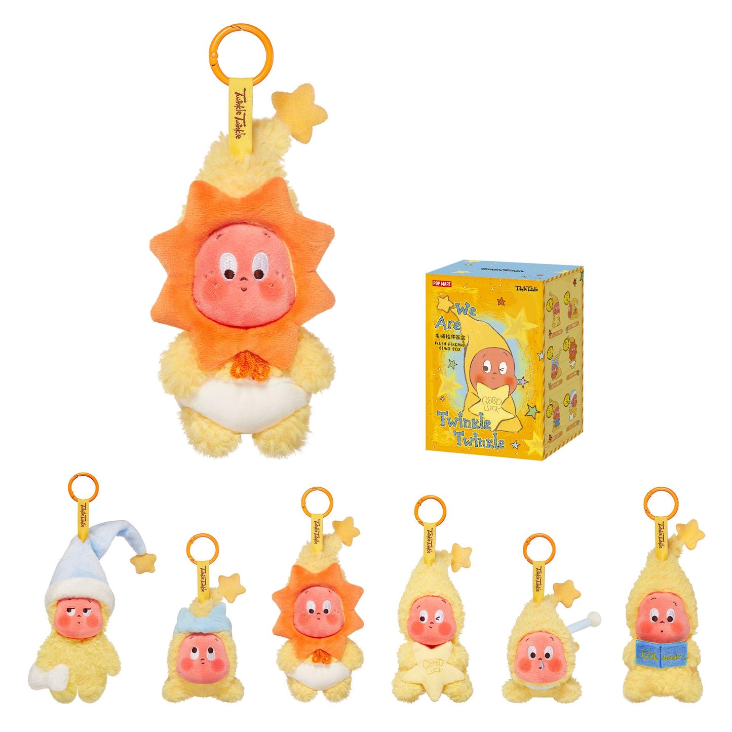 POP MART We are Twinkle Twinkle Series Plush Pendant Blind Box – Random Collectible Figures