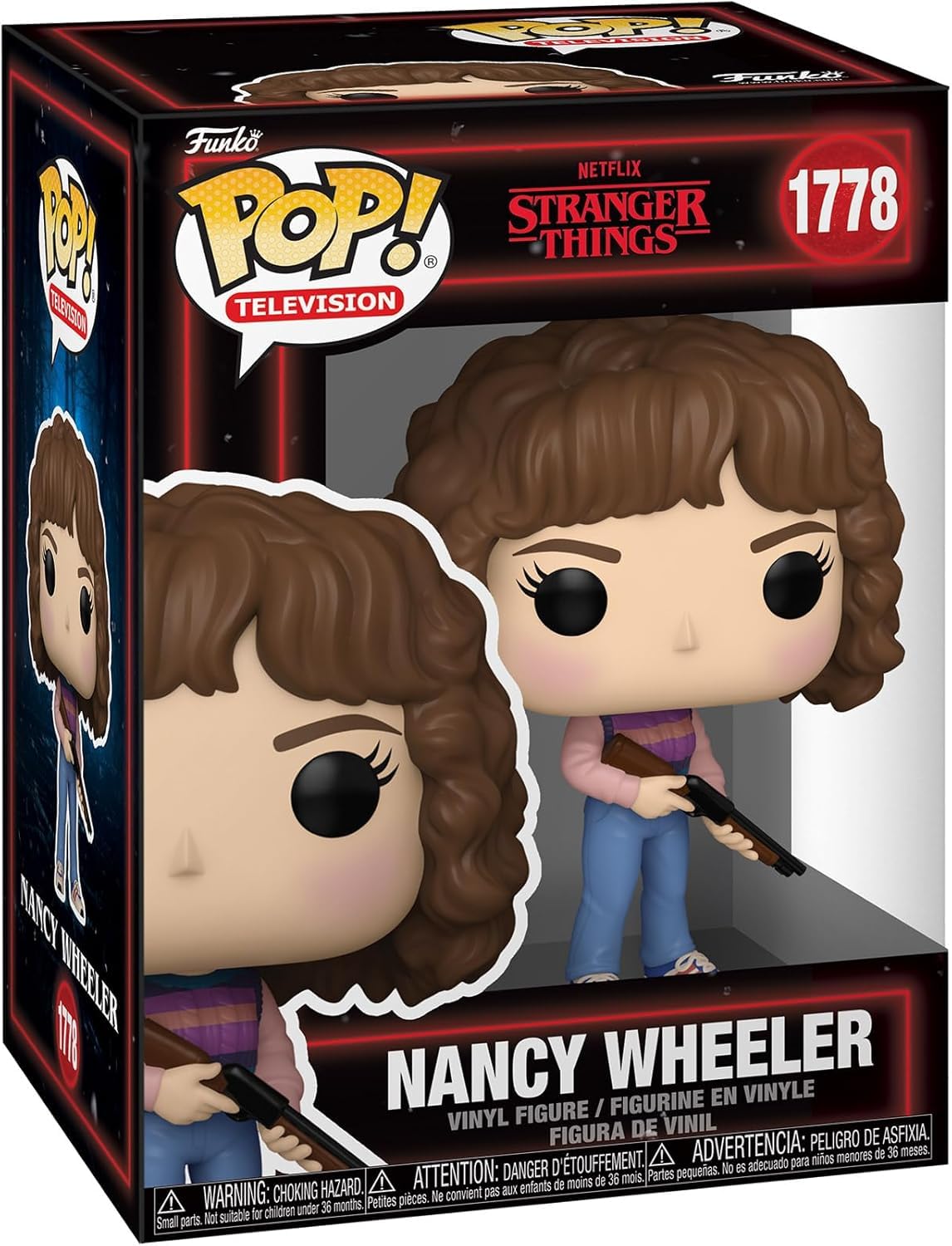 POP TV Nancy Wheeler (Season 5) Funko Vinyl Figure — 3.75 inch with Box Protector