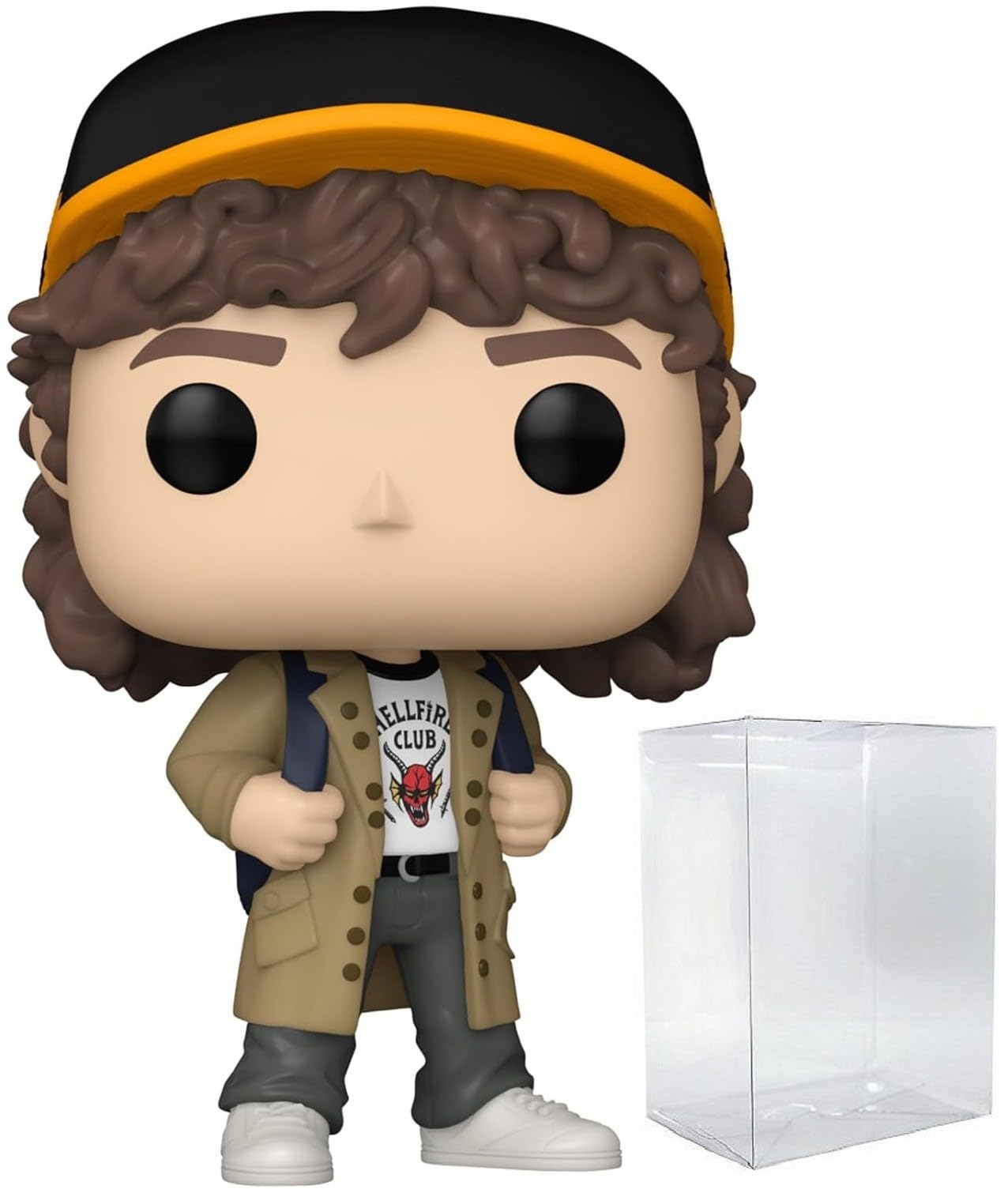 POP TV Dustin Henderson (Season 5) Funko Vinyl Figure – 3.75 inch with Box Protector Case – Stranger Things