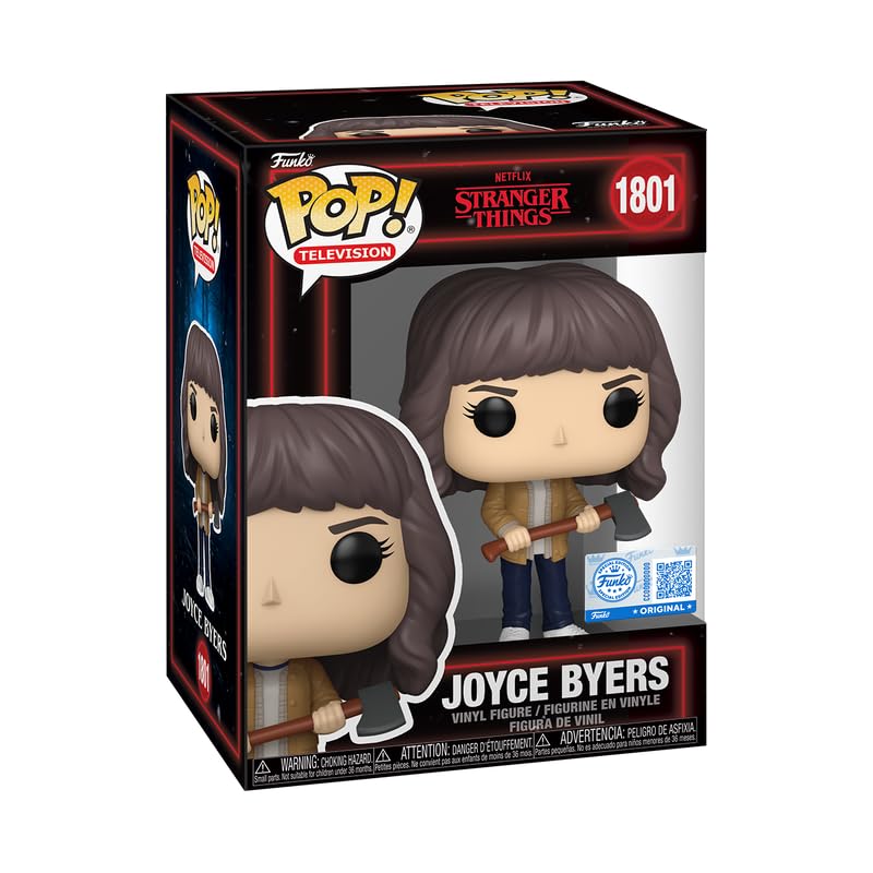 POP TV: Stranger Things Joyce Byers with Axe Exclusive #1801 – 3.75" Funko Vinyl Figure