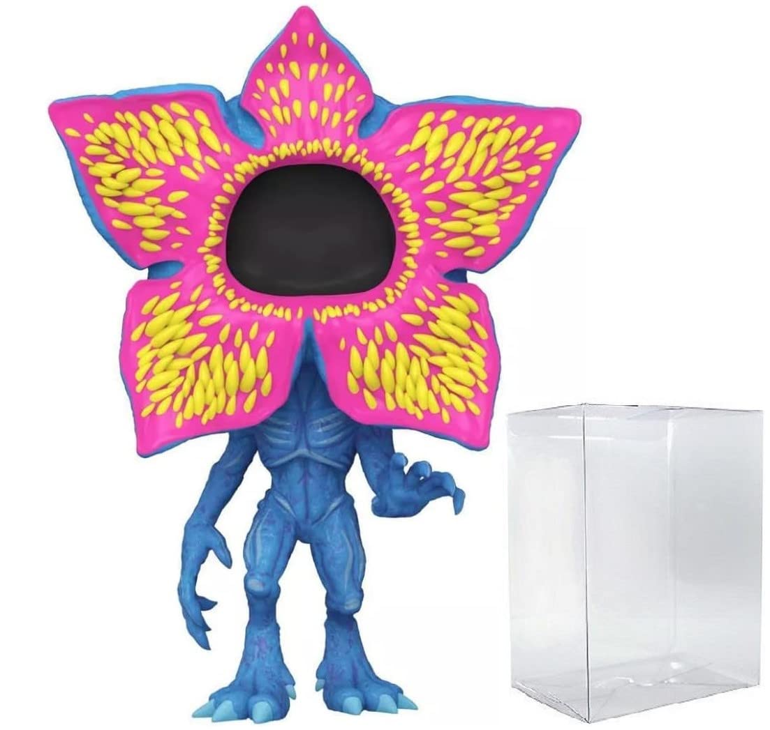 POP Stranger Things Blacklight Demogorgon 3.75-inch Funko Vinyl Figure + Box Protector