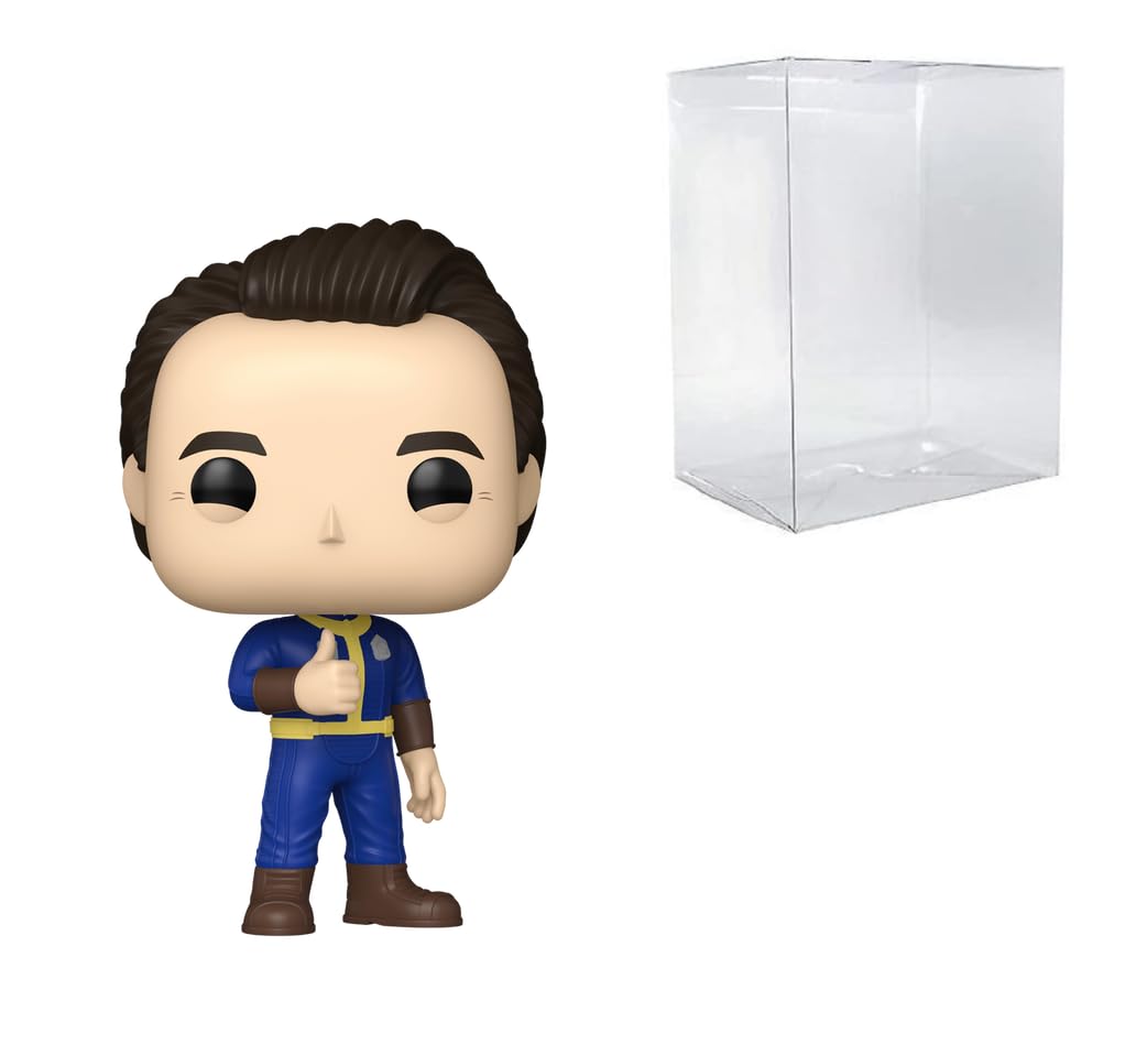POP! Fallout Cooper Howard Vault Boy CHASE #1767 – Box Protector Bundle