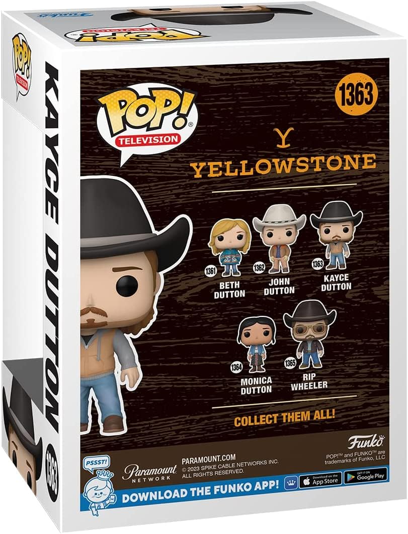 POP Yellowstone Kayce Dutton Figure – 3.75-Inch Multicolor Funko Pop with Box Protector