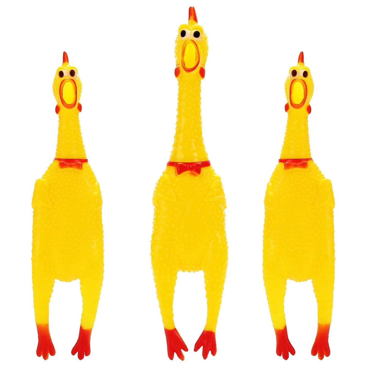 POPLAY 3-Piece Horse Toys Set: Squeaky Chickens & Training Ball for Horses and Pets