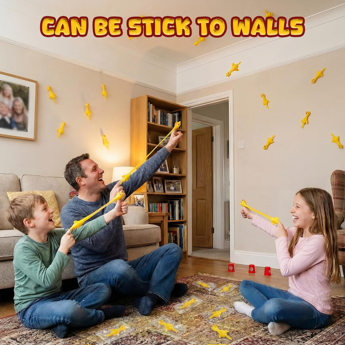 POPLAY 42PCS Flying Chicken Slingshot — Party Favors, Kids Toys & Classroom Prizes