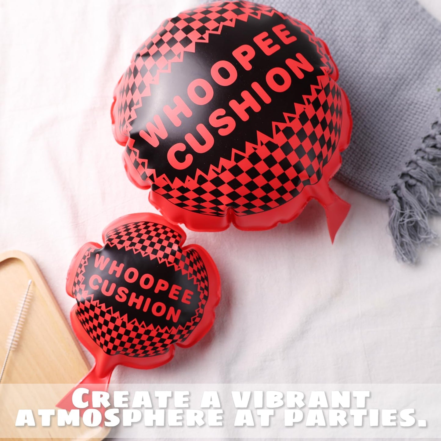POPLAY 3 PCS Whoopee Cushions – Fart Pillow Prank Toys for Parties, Gifting & Fun