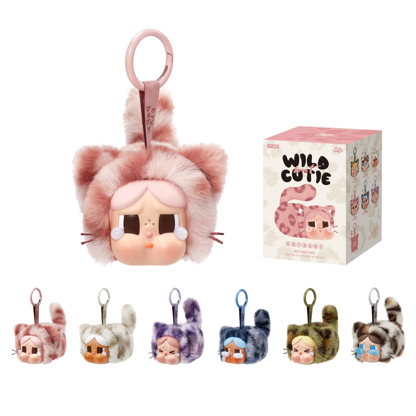 POP MART Crybaby Wild but Cutie Series – Vinyl Plush Pendant Blind Box | Collectible Toys & Gifts