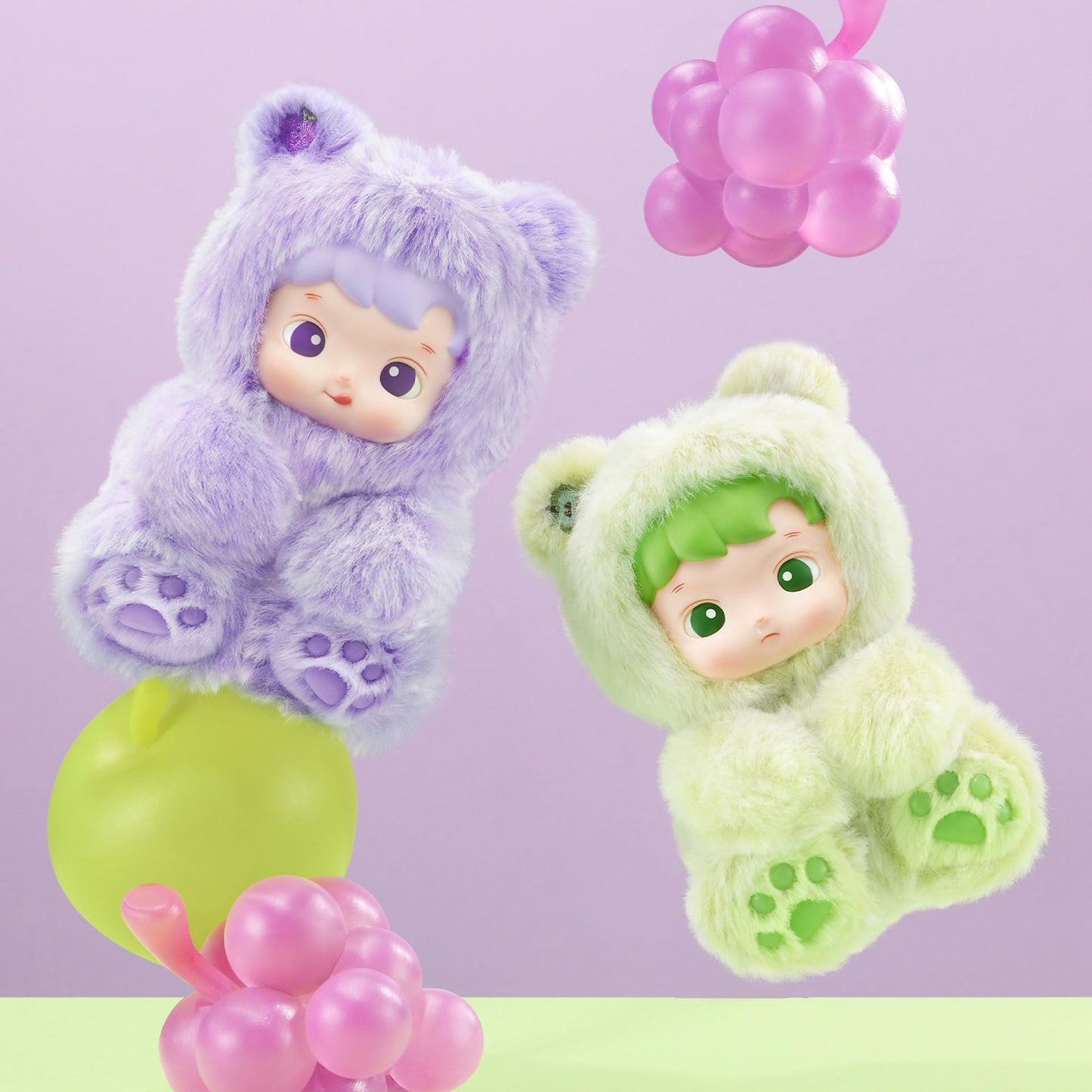 POP MART HACIPUPU Gummy Bear Series – Random Blind Box Vinyl Plush Pendant Figures