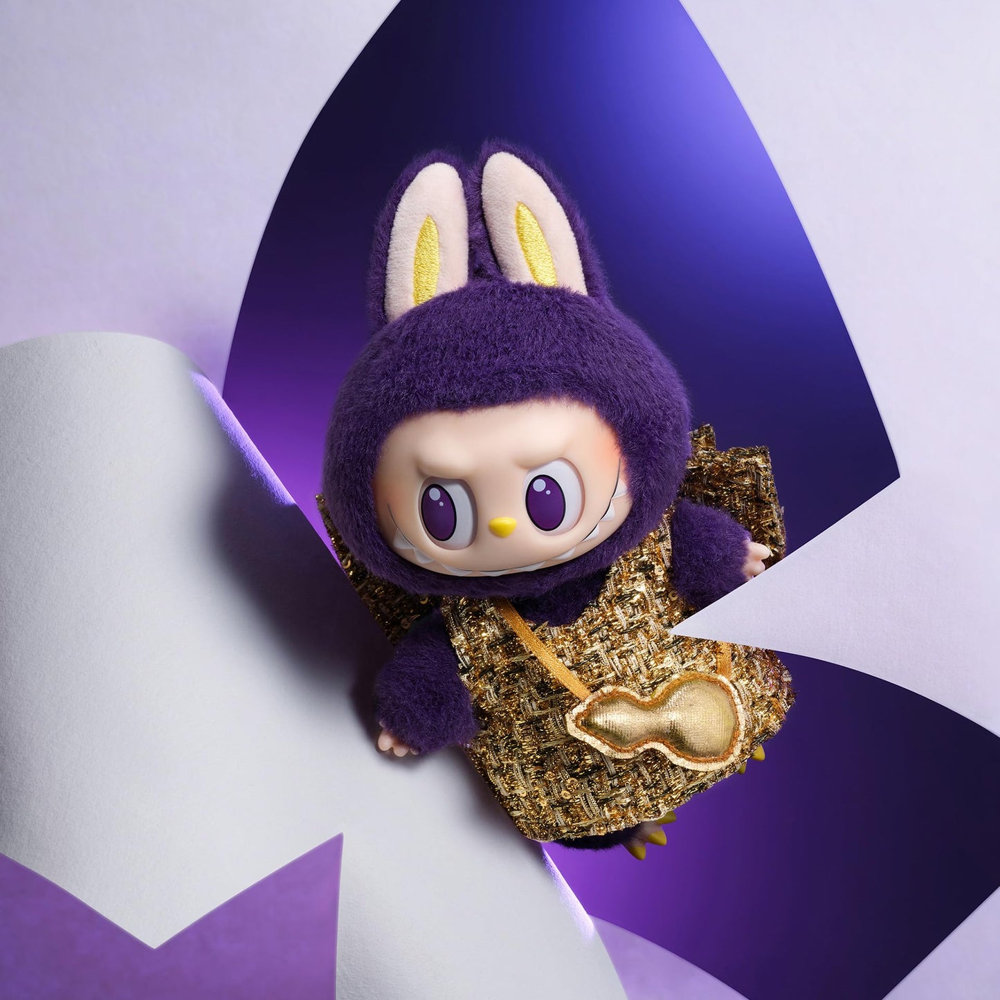 POP MART LABUBU × Pronounce Wings of Fortune Vinyl Plush Hanging Card | Collectible Desk Decor