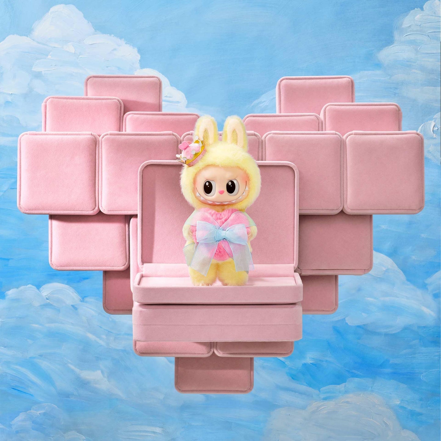POP MART The Monsters Lets Checkmate Series – Vinyl Plush Hanging Card | Collectible Desk Decor
