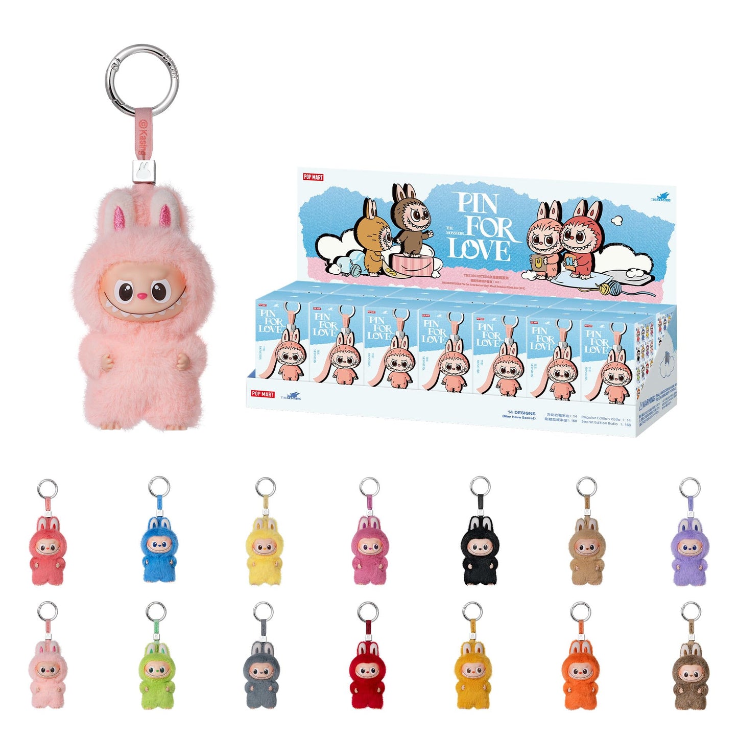 POP MART The Monsters Pin for Love Series N-Z Blind Box Set | Labubu Collectible Toys