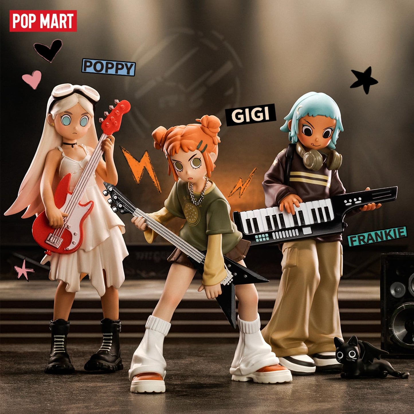 POP MART Peach Riot Rise Up Series Figures - 12 Blind Box Collectibles