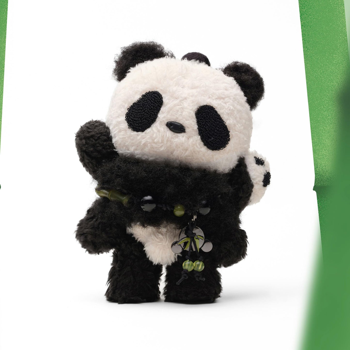POP MART Skullpanda Lazy Panda Plush Pendant — 5.31-Inch Collectible Desk Decor