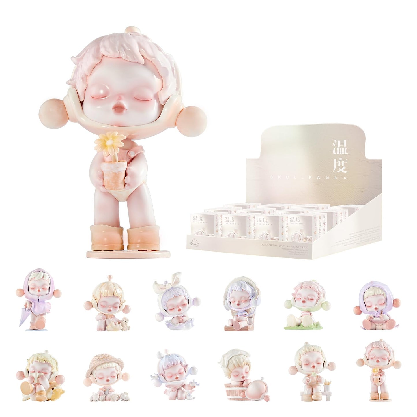 POP MART Skullpanda Warmth Series 6-Piece Action Figures | Cute Kawaii Collectibles