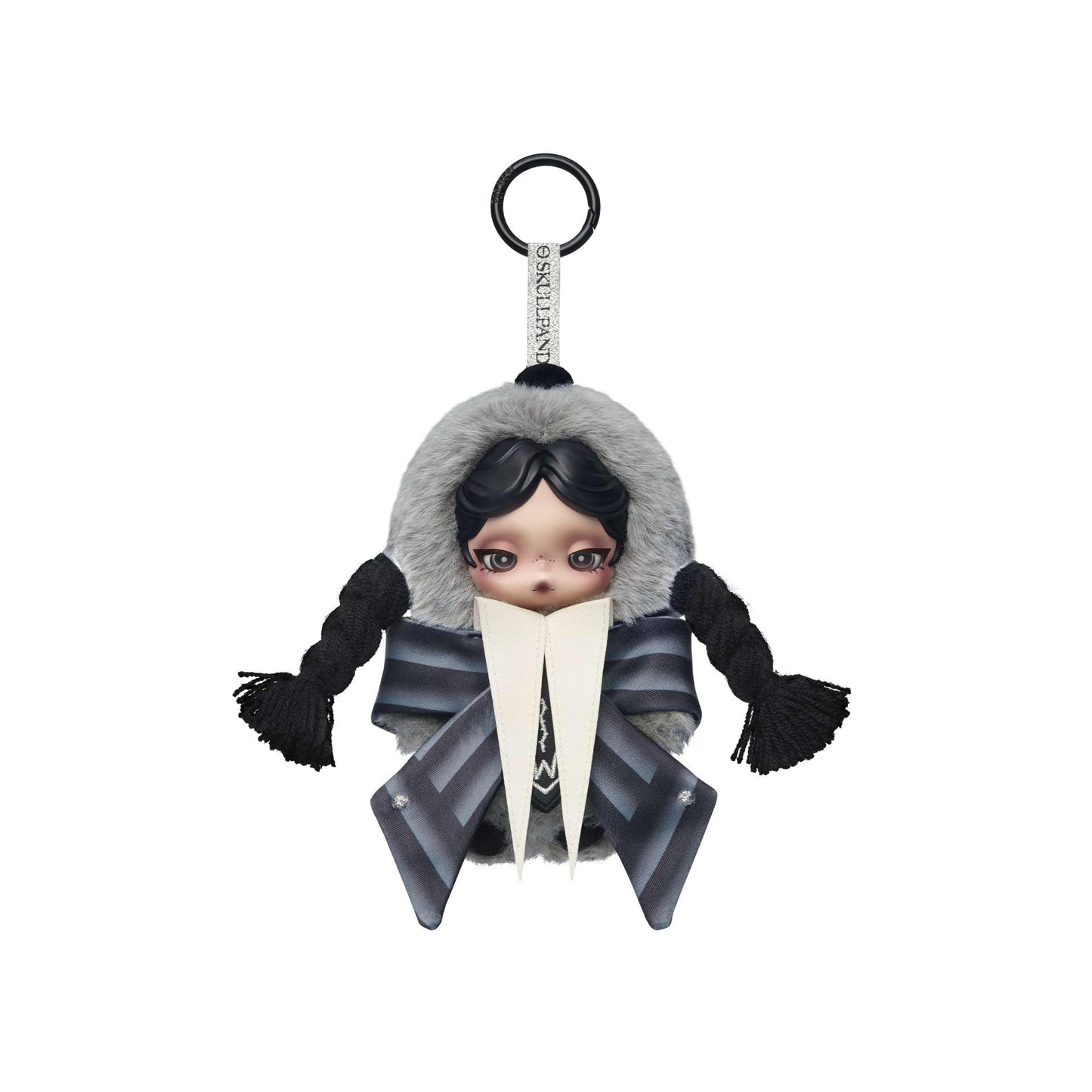 POP MART Skullpanda × Wednesday Plush – Nevermore Academy Uniform Version | Collectible Toy Charm