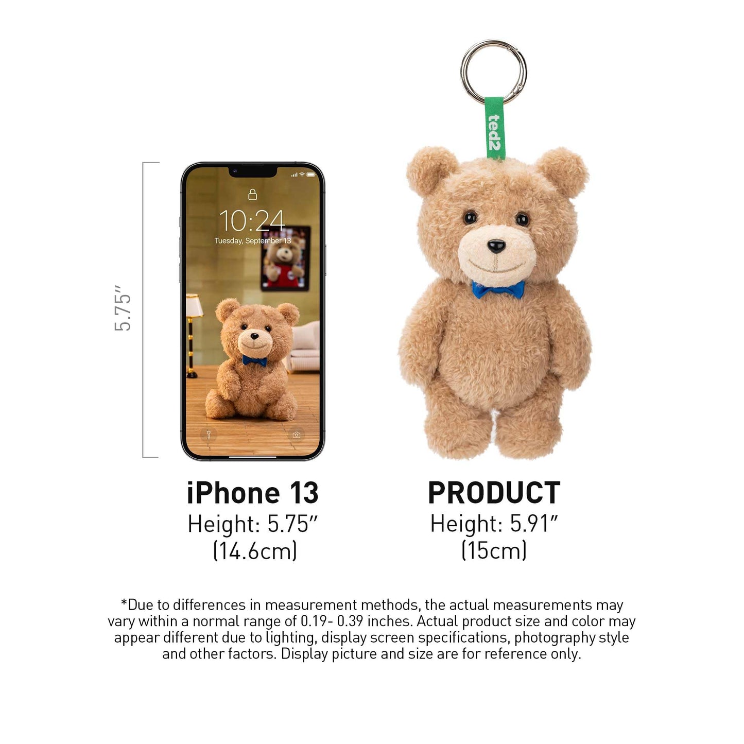 POP MART Ted2 Teddy Bear Pendant – Random Blind Box Collectible Figures