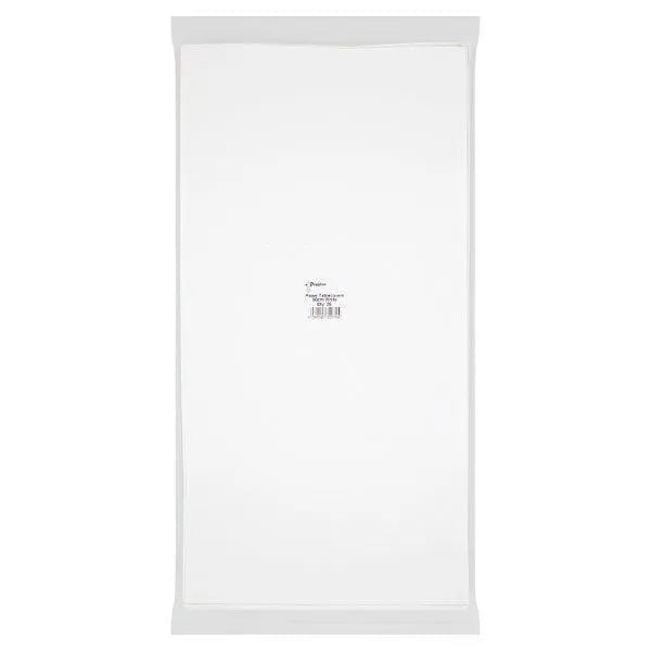 Poppies 25 Paper Tablecovers White 90cm