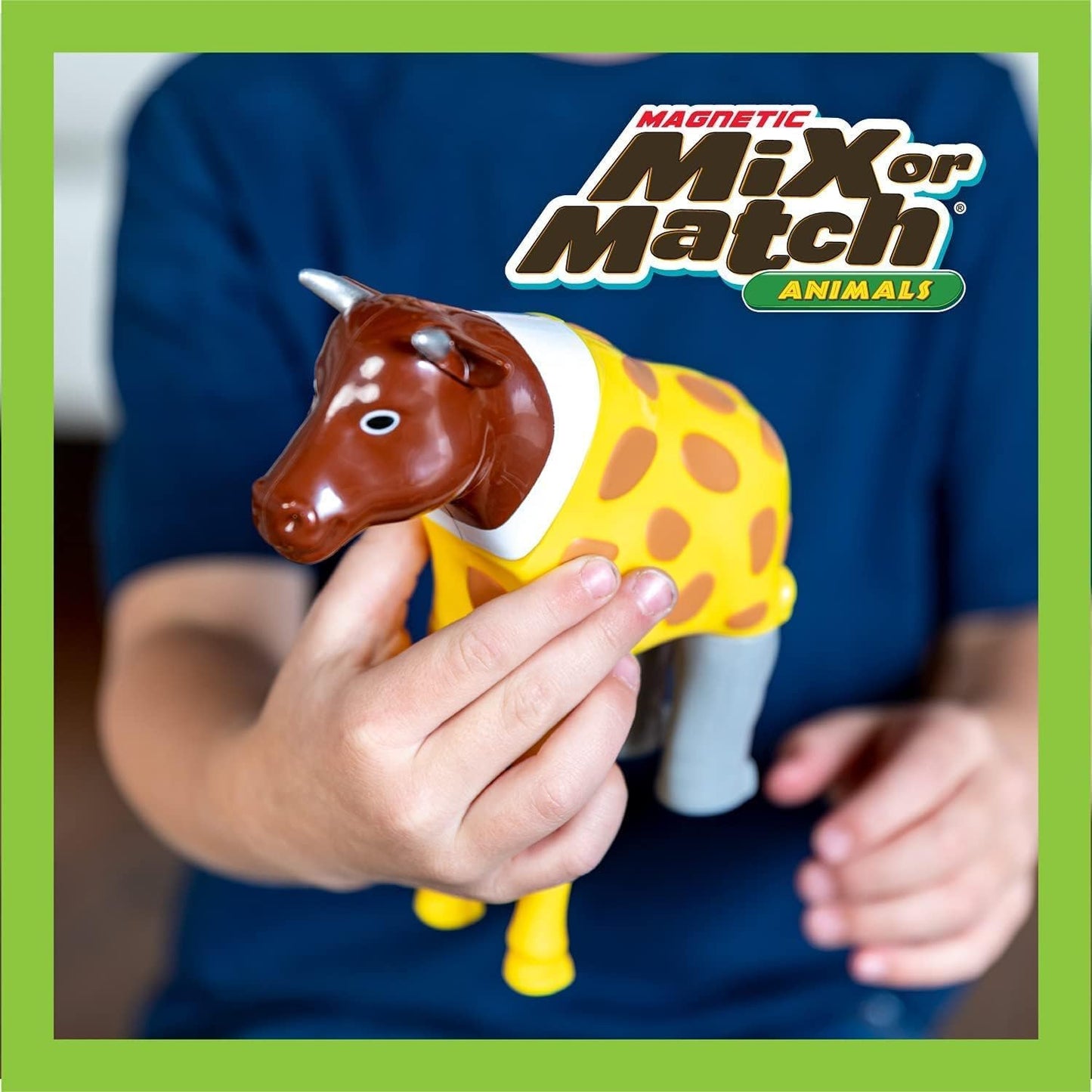 Popular Playthings Magnetic Animals for Toddlers – Mix & Match Farm Toys (Set of 4)