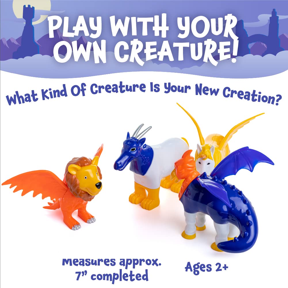 POPULAR PLAYTHINGS Magnetic Animals for Toddlers 1-3 - Mythical Kingdom Set of 4
