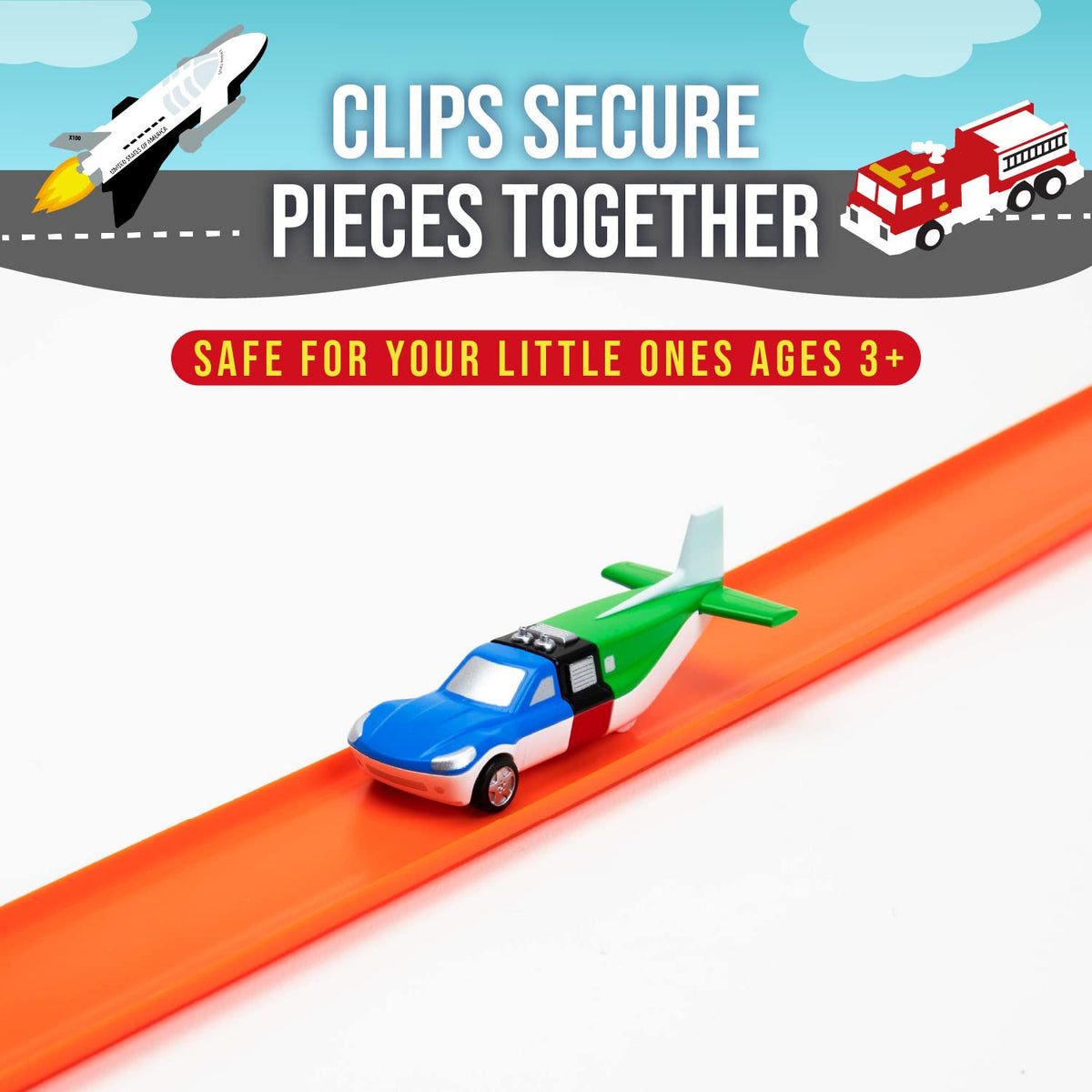 Popular Playthings Magnetic Vehicles for Toddlers 1-3 — Mix or Match Car Toys, Set of 9