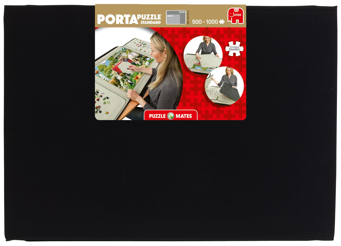 PortaPuzzle Jumbo 1000-Piece Puzzle Board & Case | Portable Jigsaw Puzzle Accessories