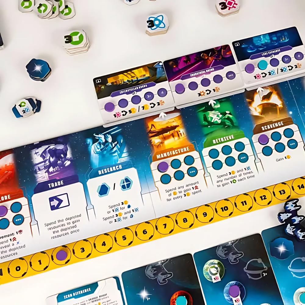 Age of Galaxy: Second Edition – 4X Sci-Fi Strategy Card Game by Portal Games | 1–4 Players | 45–60 Min