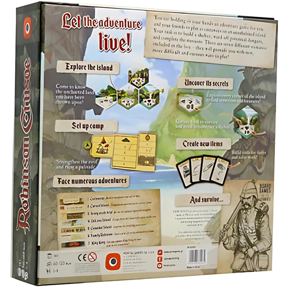 Robinson Crusoe: Adventures on the Cursed Island – Portal Games | Cooperative Board Game