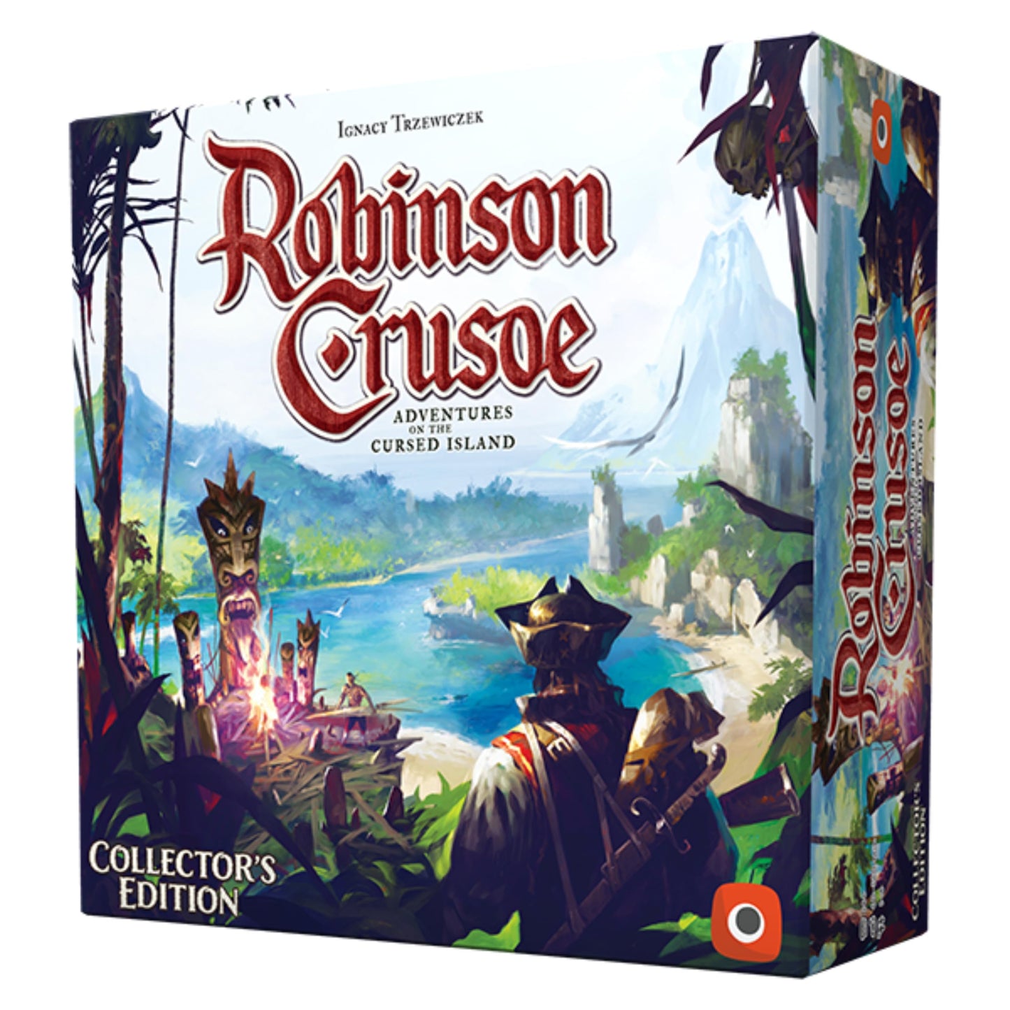 Portal Games Robinson Crusoe Collector's Edition – Ultimate Cooperative Survival Board Game (1–4 Players, Ages 14+)