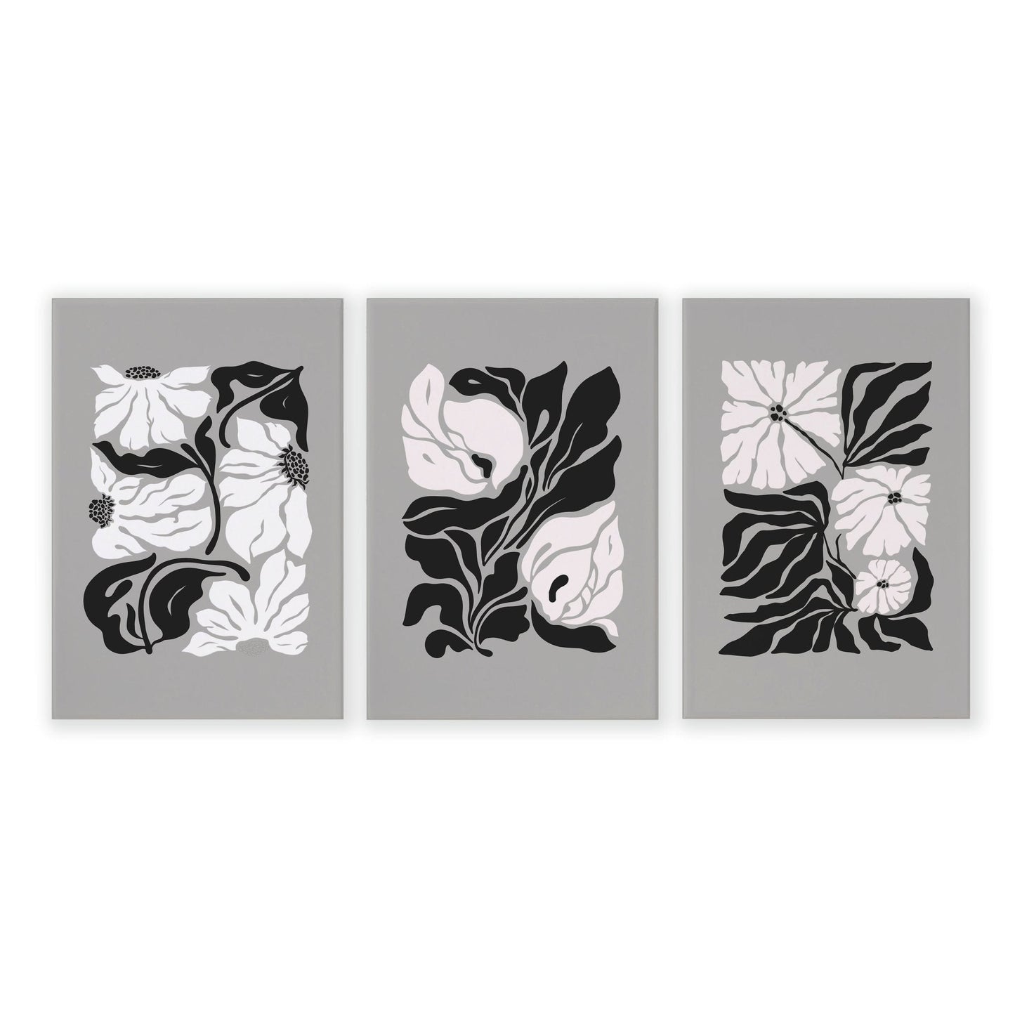 Posters For Bathrooms | Set of 3 Botanical Wall art Prints
