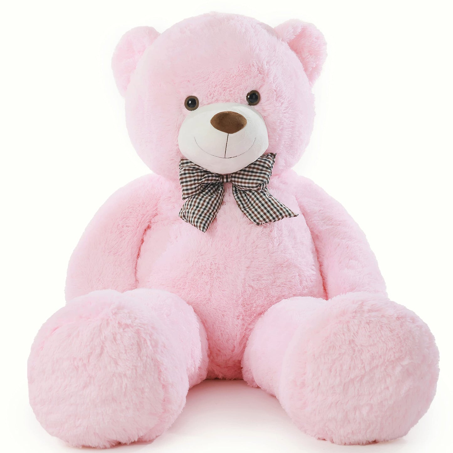 Poutmac Big Pink Teddy Bear 4ft – Giant Plush Gift for Valentines, Christmas & Birthdays
