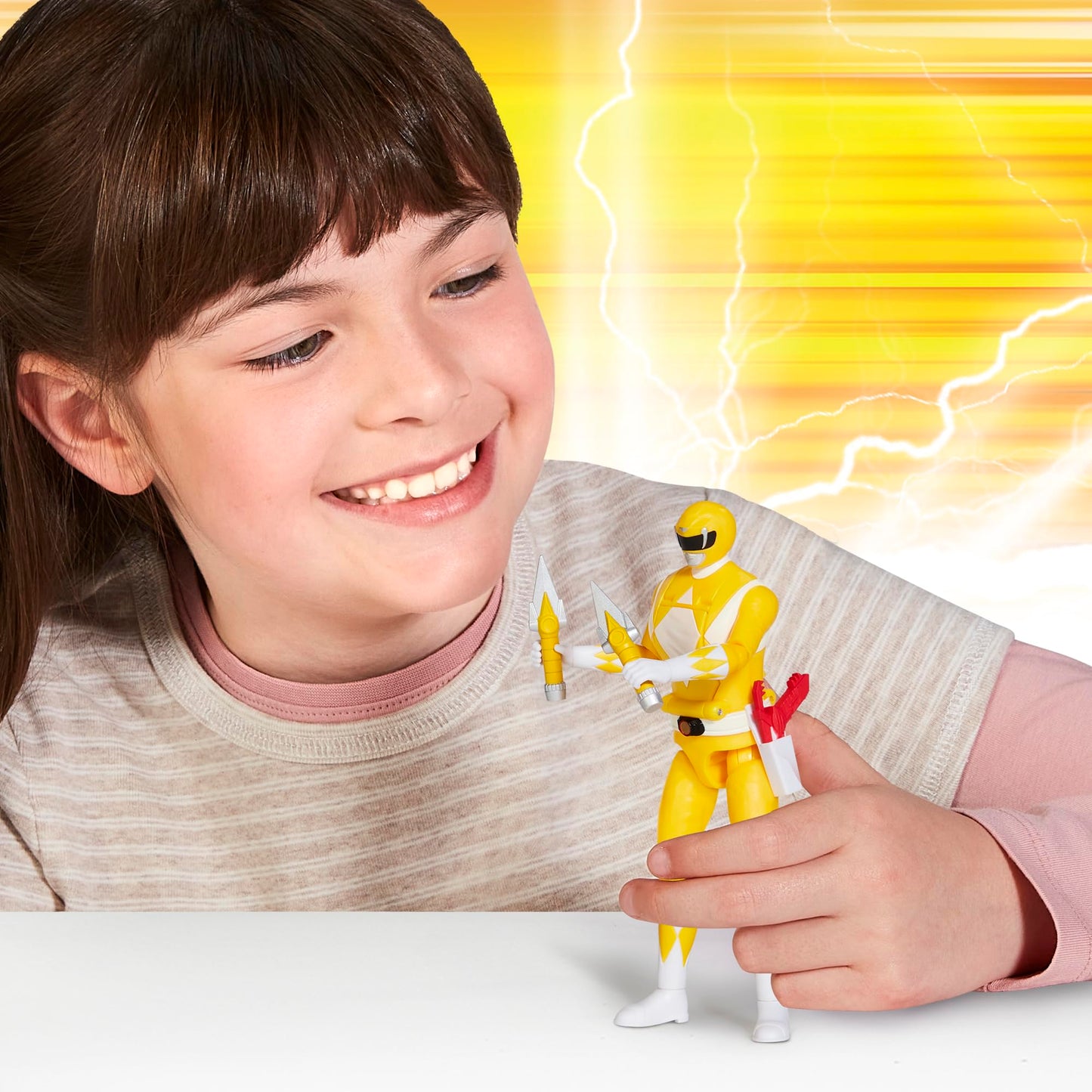 Power Rangers Re-Ignition Auto Morphin Yellow Ranger 6-Inch Action Figure