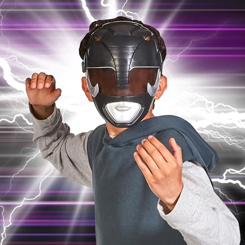 Power Rangers Mighty Morphin Black Ranger Mask – Re-Ignition by Playmates Toys