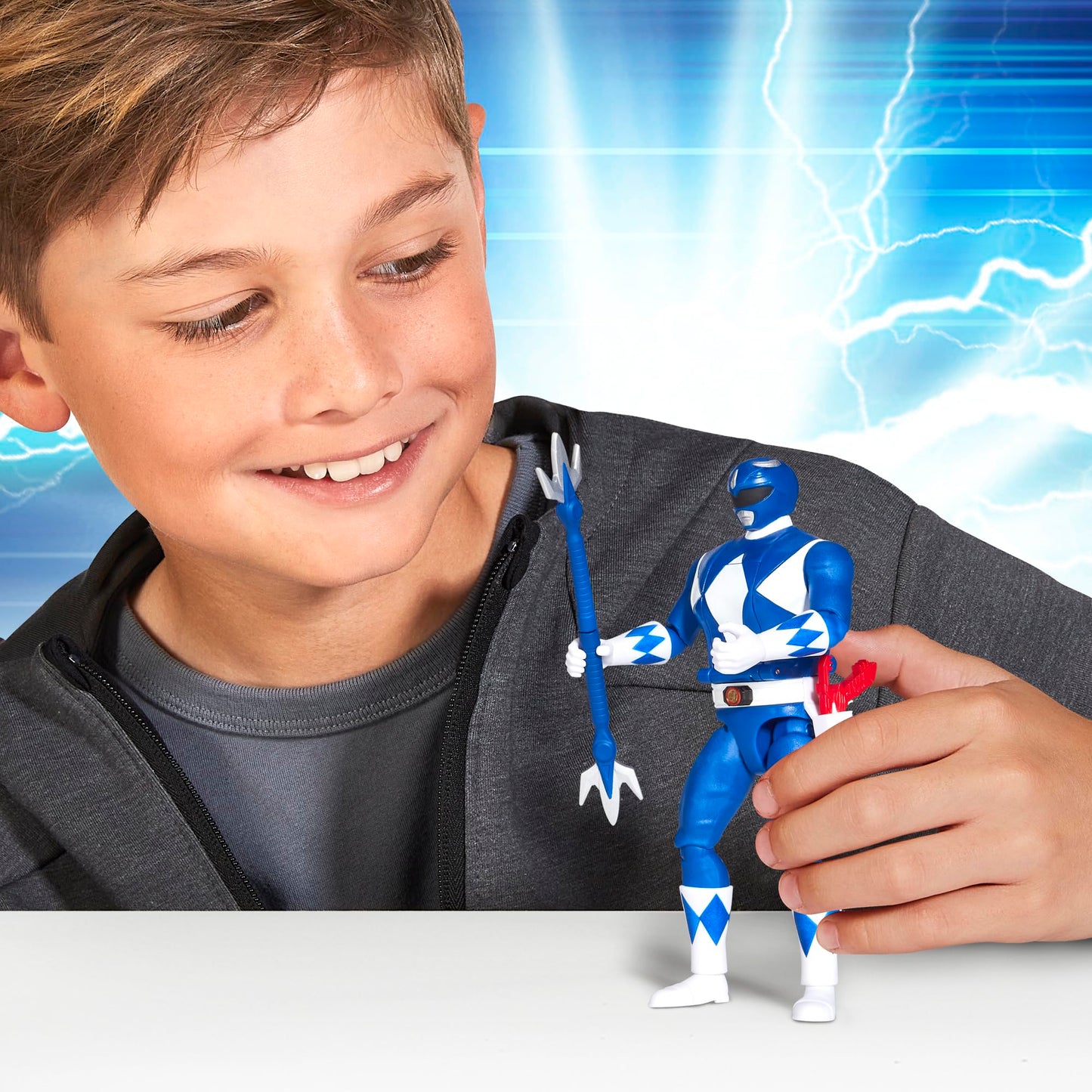 Power Rangers Re-Ignition Blue Ranger 6-Inch Auto Morphin Action Figure – Billy Cranston