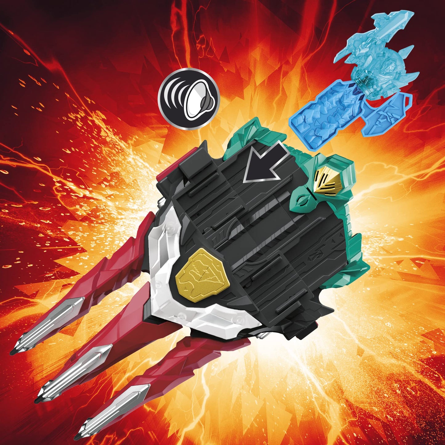 Power Rangers Dino Fury Zord Link Ptera Freeze Zord Action Figure | Build Ultrazord Play