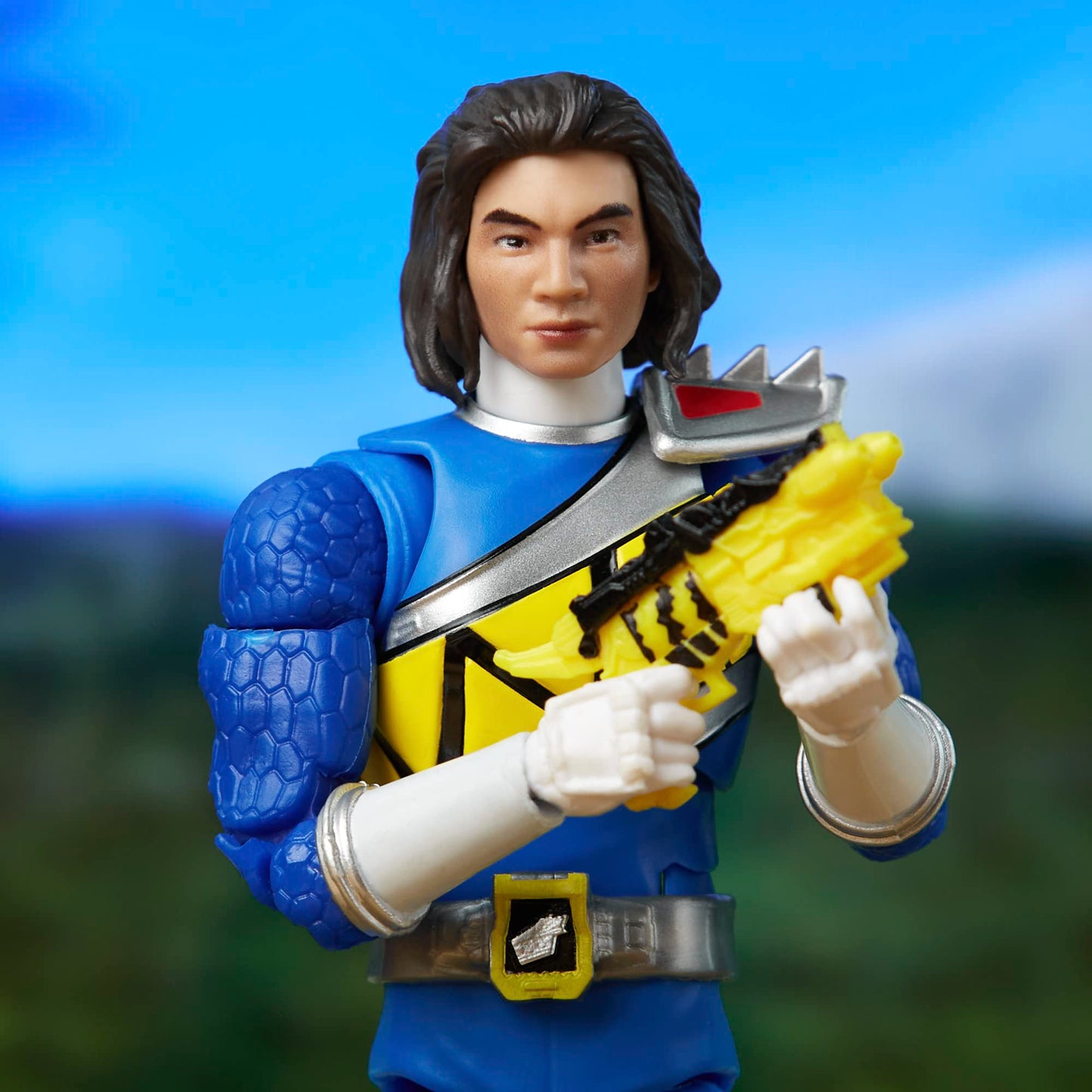 Power Rangers Lightning Collection Dino Charge Blue Ranger 6-Inch Action Figure | Premium Poseable Toy Collectible