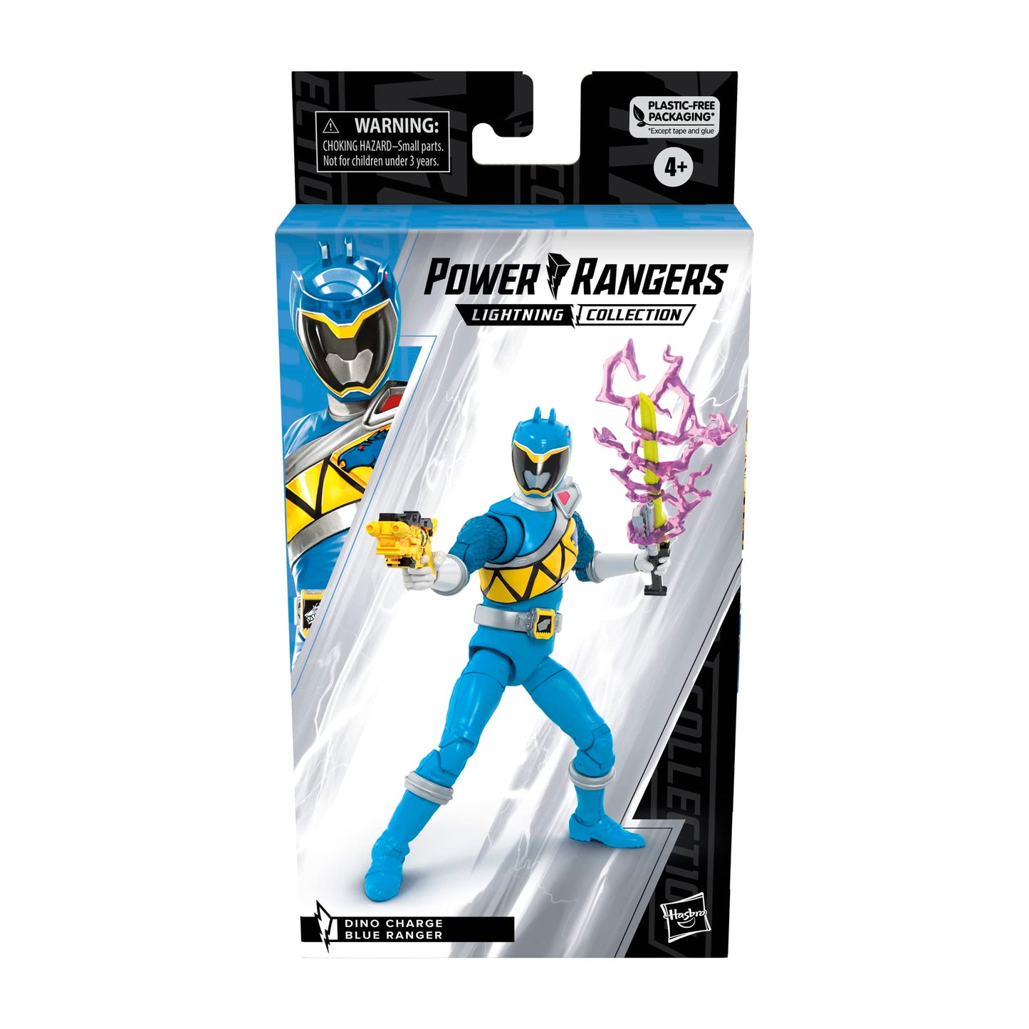 Power Rangers Lightning Collection Dino Charge Blue Ranger 6-Inch Action Figure | Premium Poseable Toy Collectible