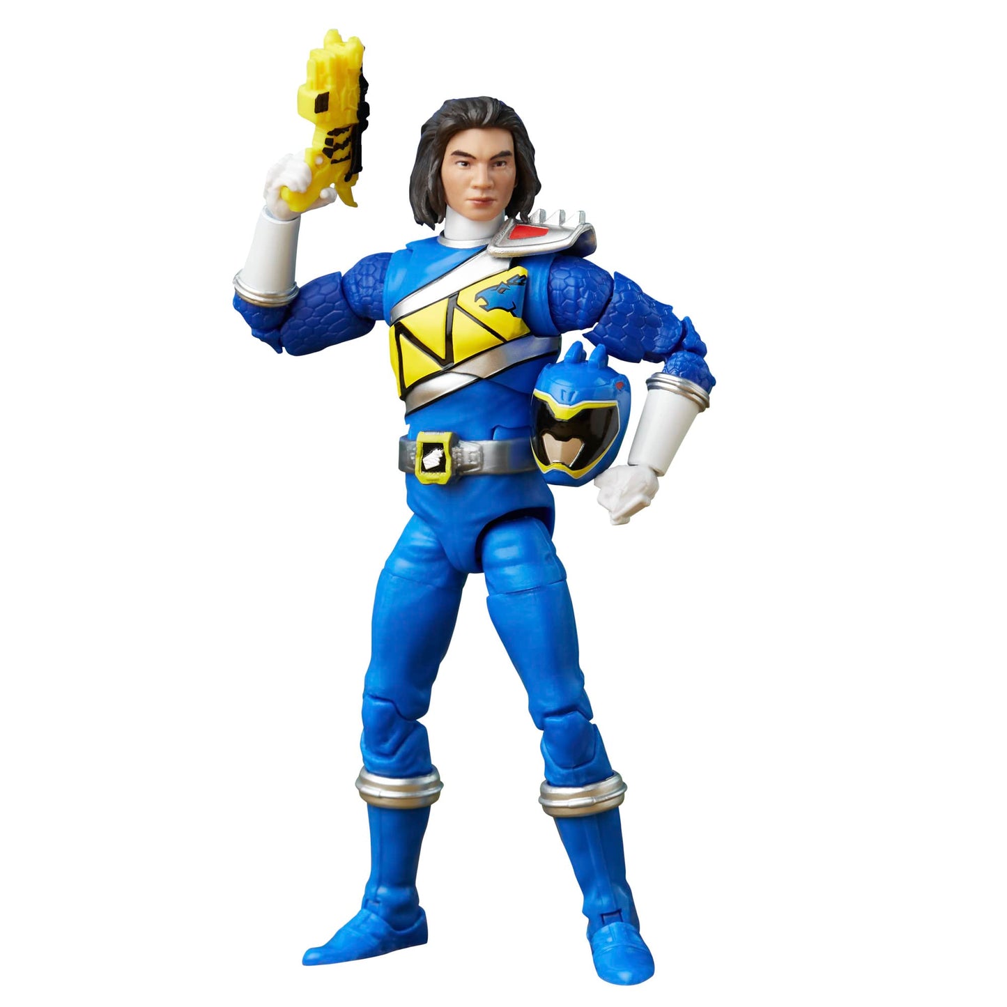 Power Rangers Lightning Collection Dino Charge Blue Ranger 6-Inch Action Figure | Premium Poseable Toy Collectible