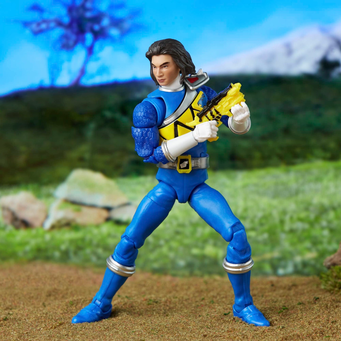 Power Rangers Lightning Collection Dino Charge Blue Ranger 6-Inch Action Figure | Premium Poseable Toy Collectible