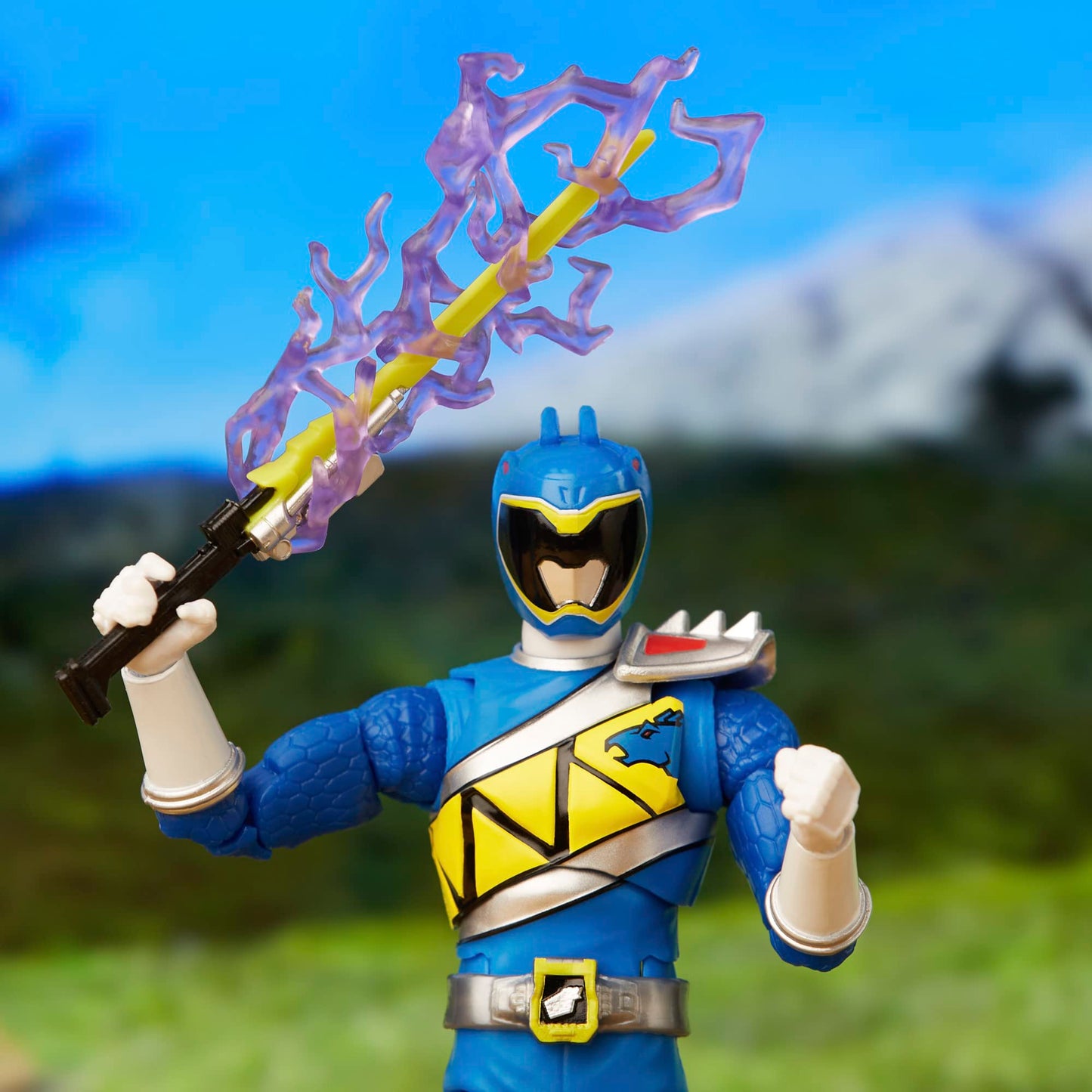 Power Rangers Lightning Collection Dino Charge Blue Ranger 6-Inch Action Figure | Premium Poseable Toy Collectible