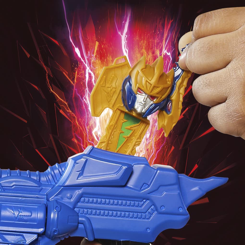Power Rangers Dino Fury Gold Fury Blade Blaster – Morphing Toy Weapon for Kids