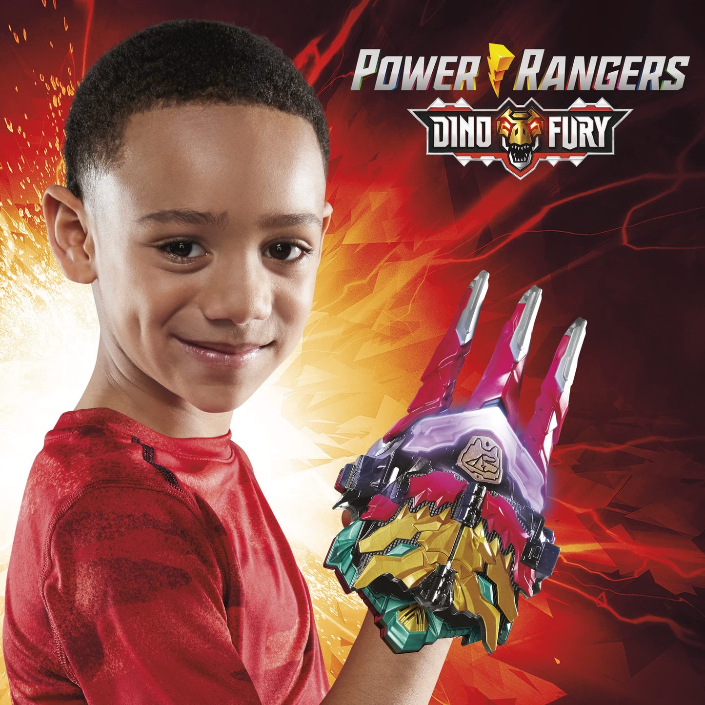 Power Rangers Dino Knight Morpher Toy with Lights & Sounds and Red Ranger Key – 5+ Years