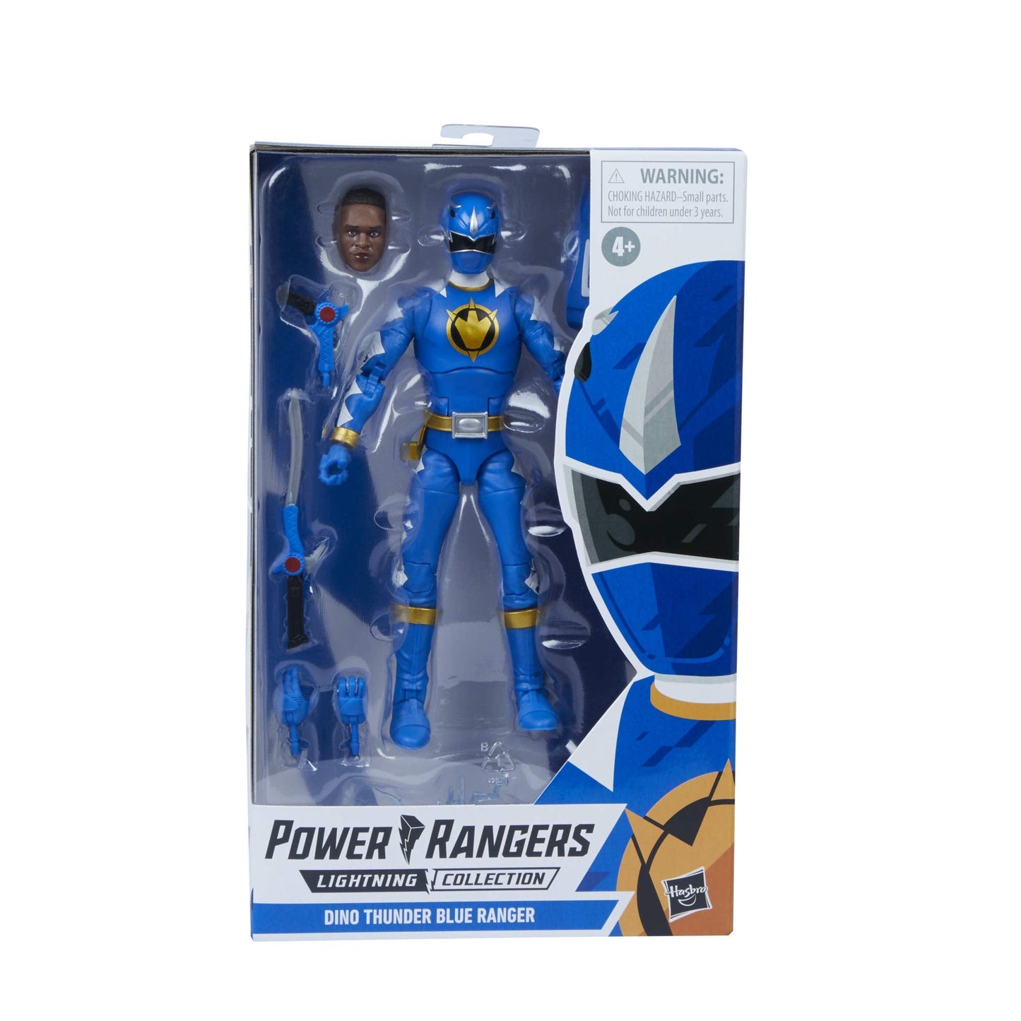 Power Rangers Lightning Collection Dino Thunder Blue Ranger – 6-Inch Premium Collectible Figure