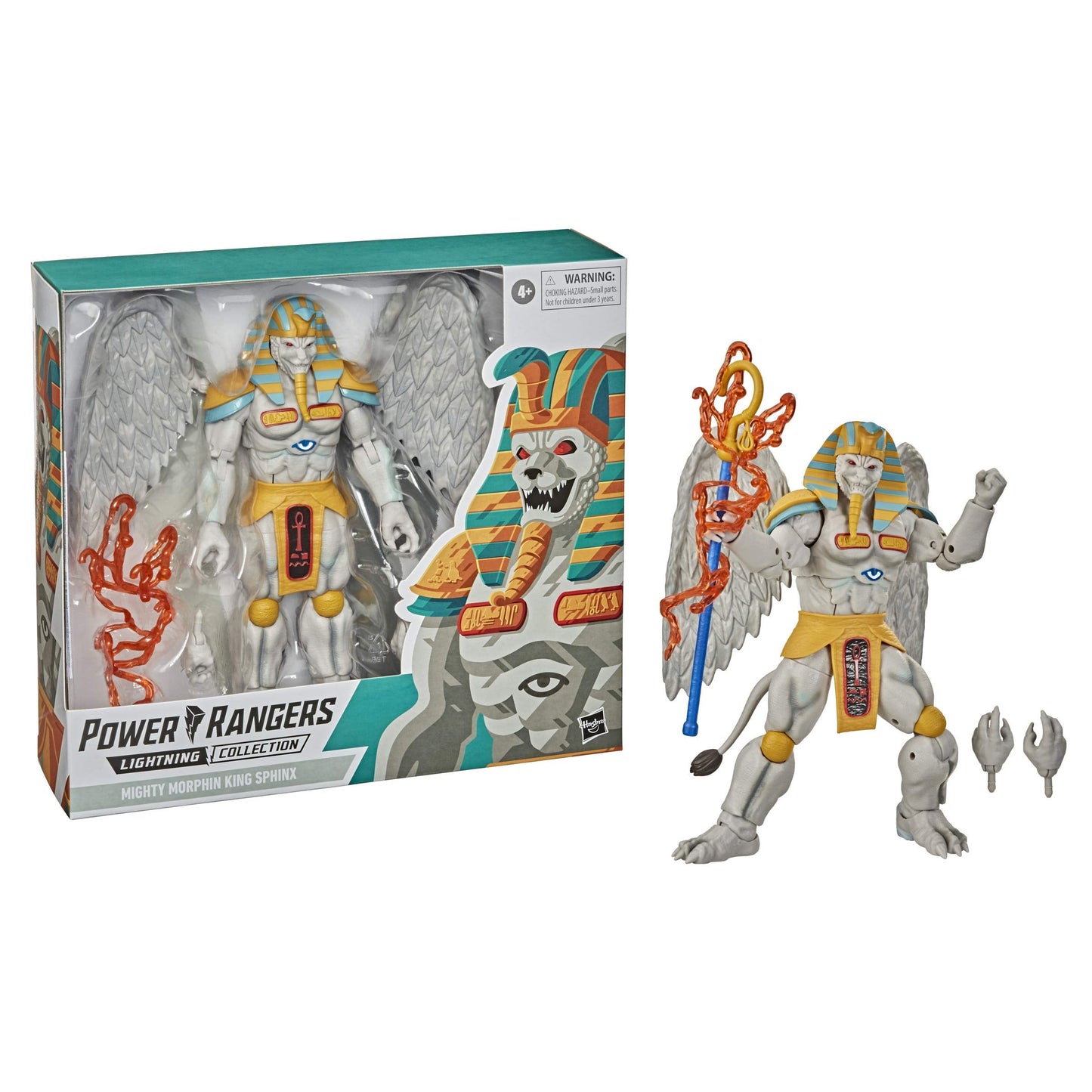 Power Rangers Lightning Collection King Sphinx 8-Inch Premium Monster Figure with Accessories