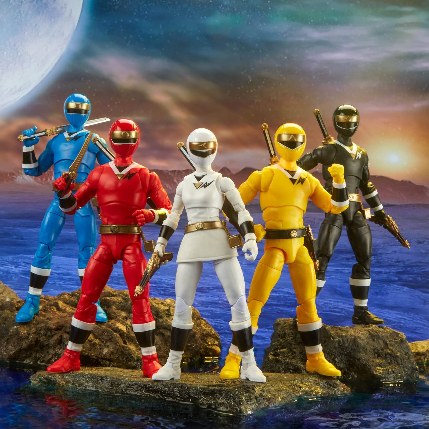 Power Rangers Lightning Collection Alien Rangers of Aquitar 6-Inch Figures (5-Pack) – Amazon Exclusive