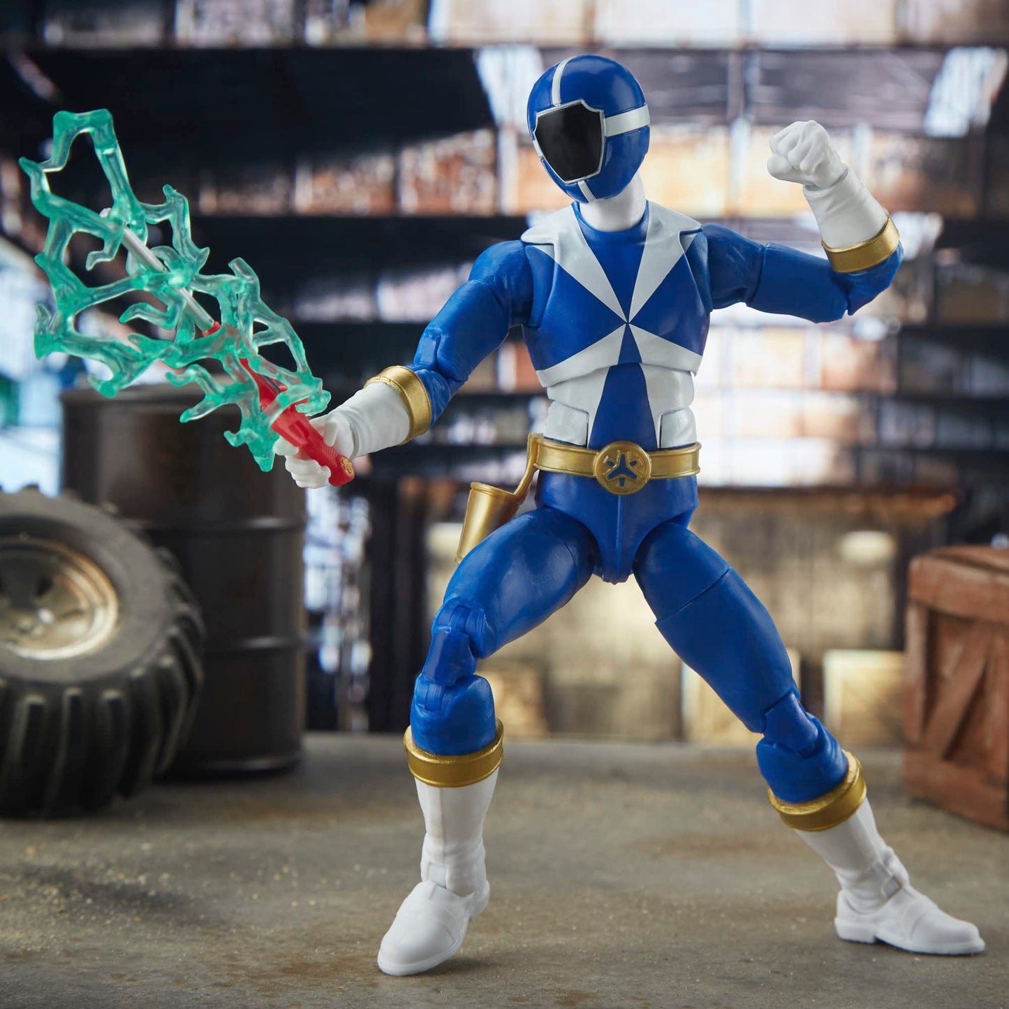 Power Rangers Lightning Collection Blue Ranger – 6-Inch Premium Collectible Figure