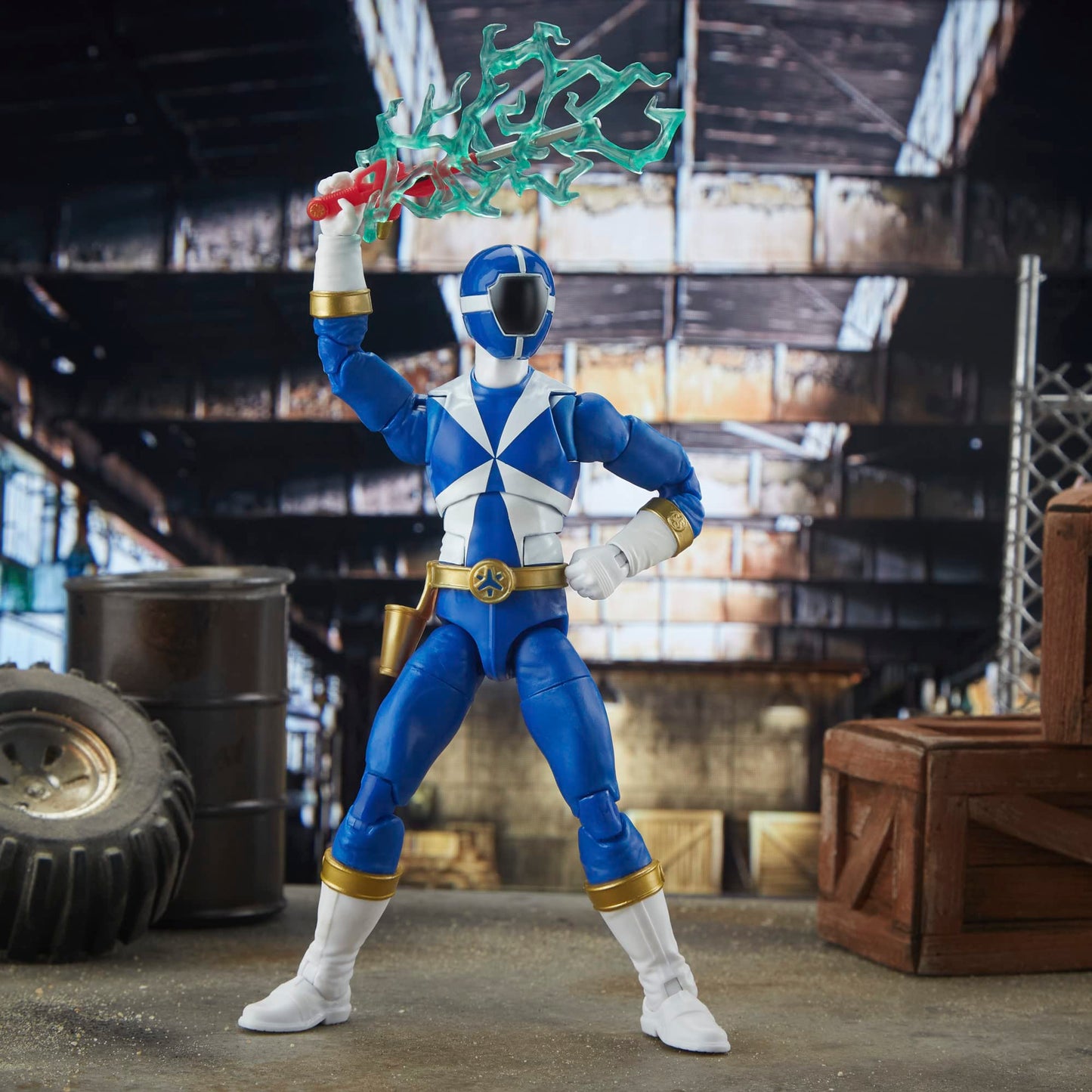Power Rangers Lightning Collection Blue Ranger – 6-Inch Premium Collectible Figure
