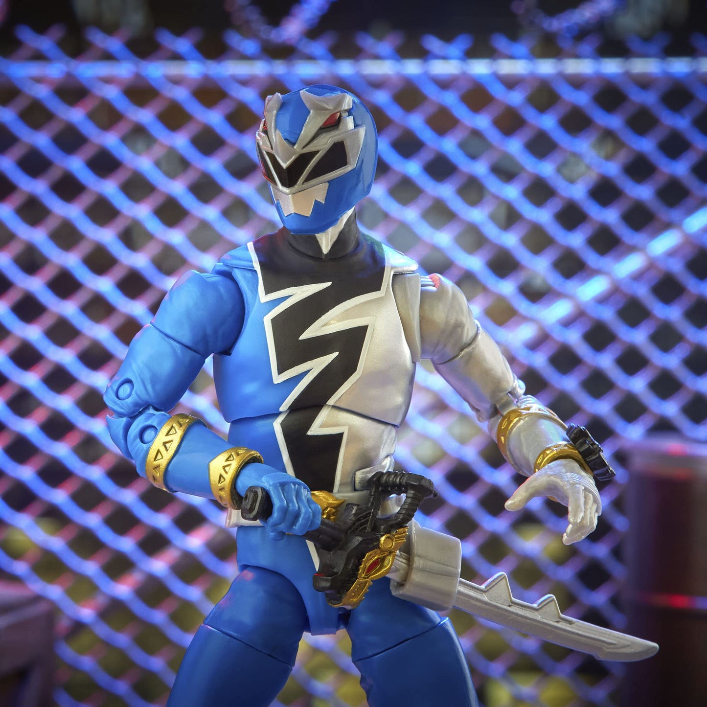 Power Rangers Lightning Collection Dino Fury Blue Ranger 6-Inch Premium Collectible Figure with Accessories