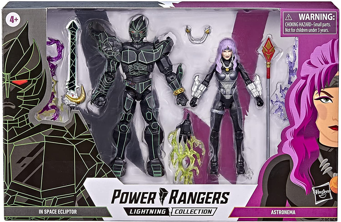 Power Rangers Lightning Collection: In Space Ecliptor & Astronema 6-Inch 2-Pack | Premium Collectible Figures