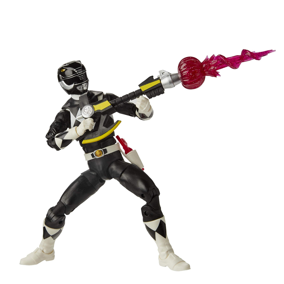 Power Rangers Lightning Collection Mighty Morphin Black Ranger – 6-Inch Premium Collectible Figure with Accessories